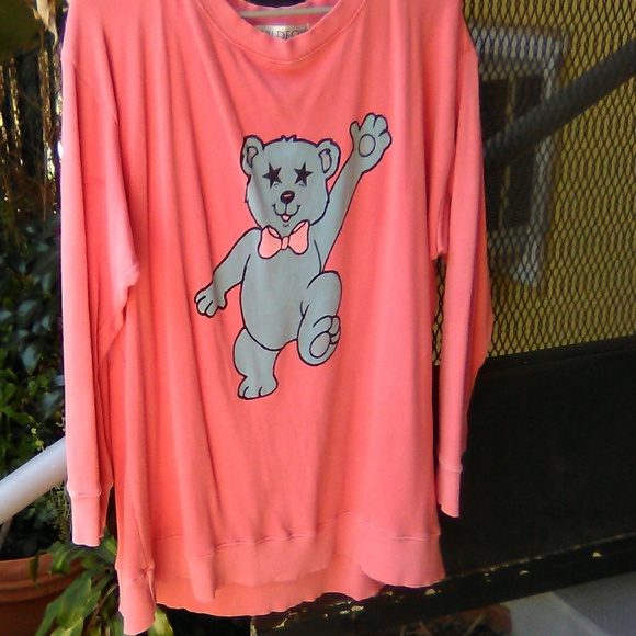 Wildfox road trip sweater with groovy teddy bear - Picture 3 of 4